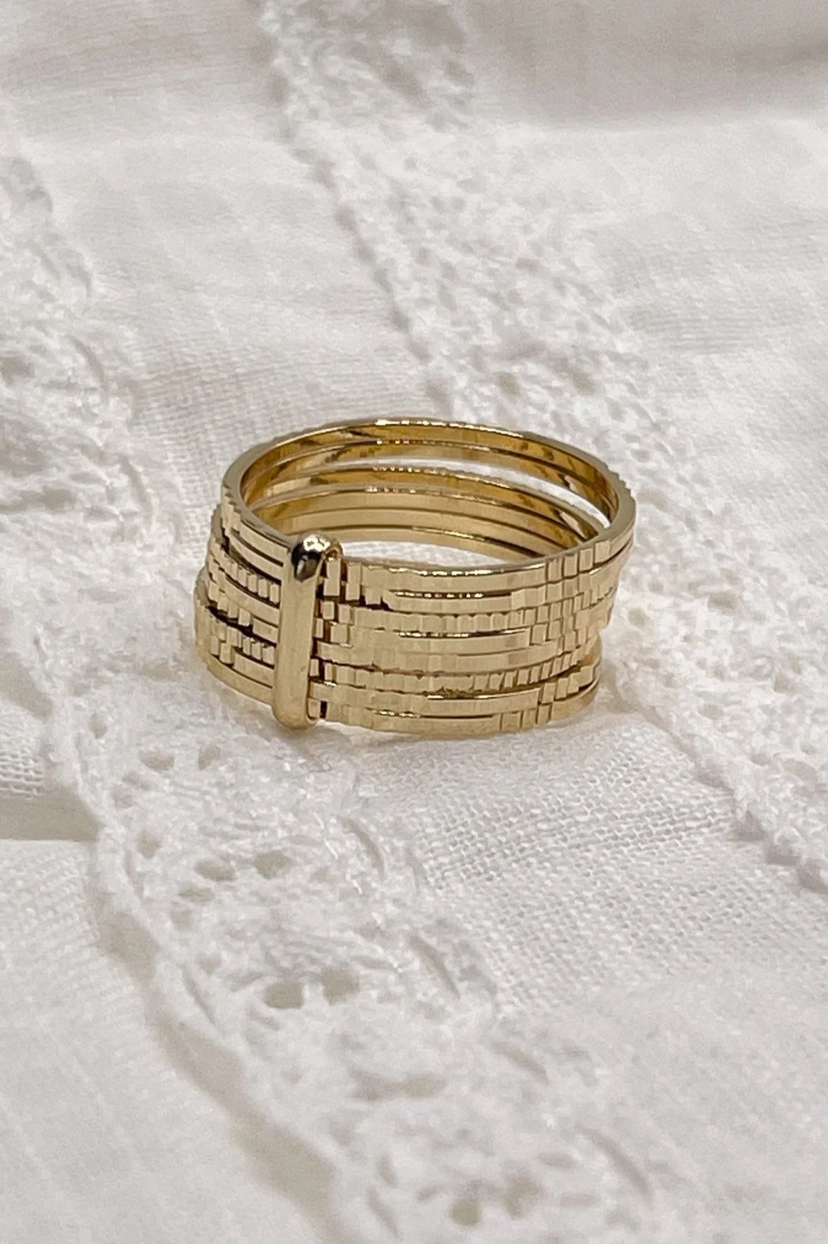 Callie Stacked Gold Rings