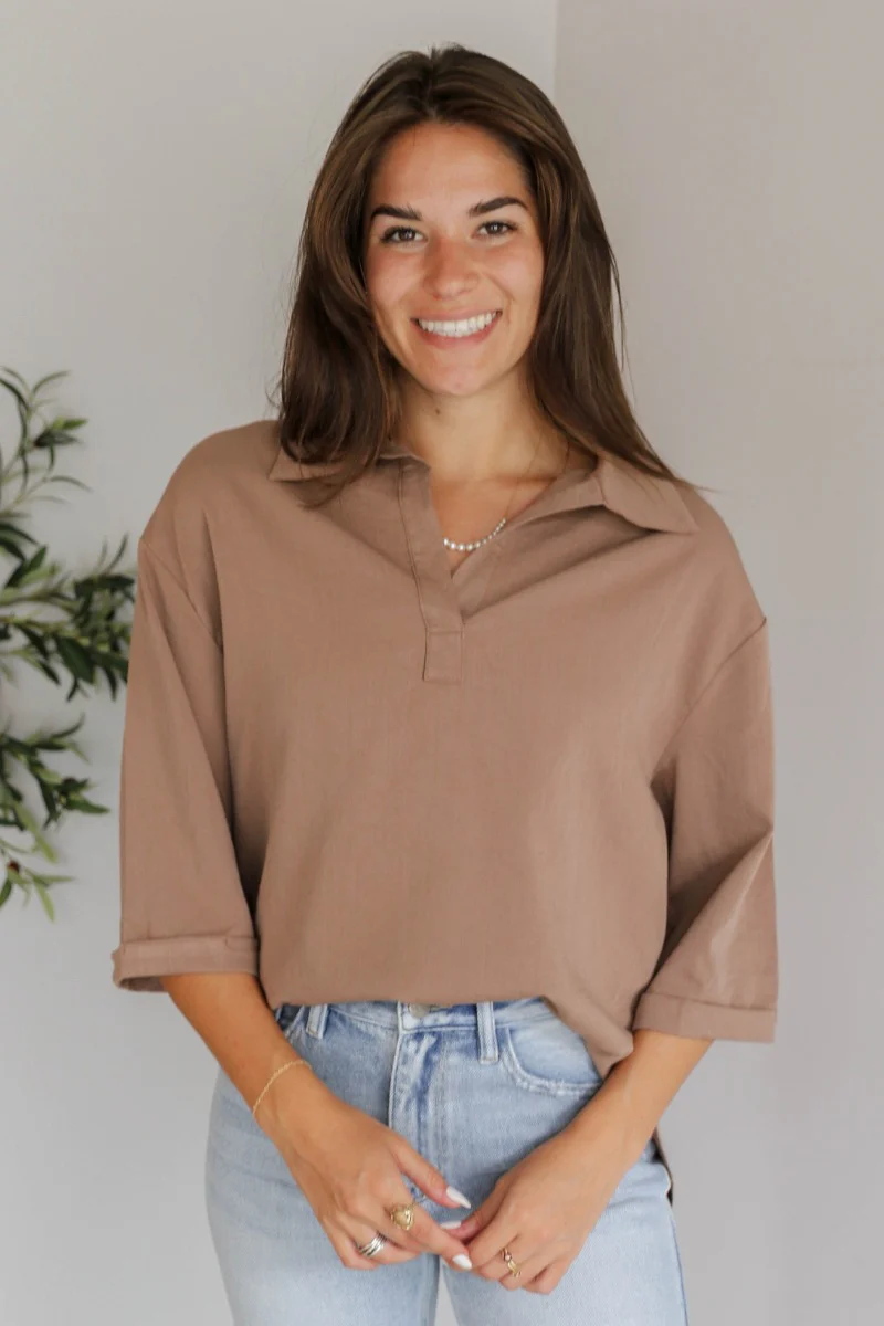 Camden Collared Top