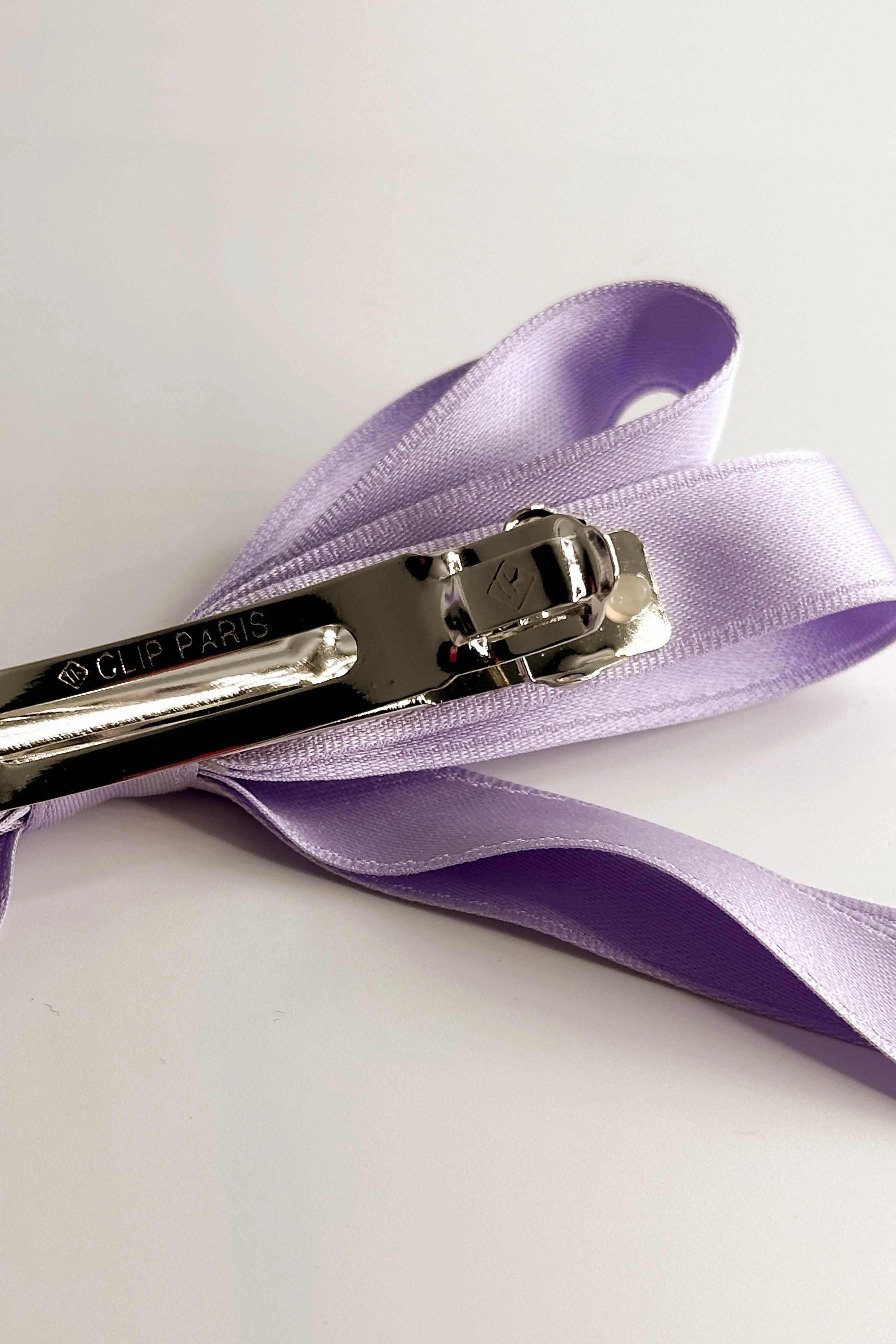 Camila Satin Hair Bow Barrette - Image 6