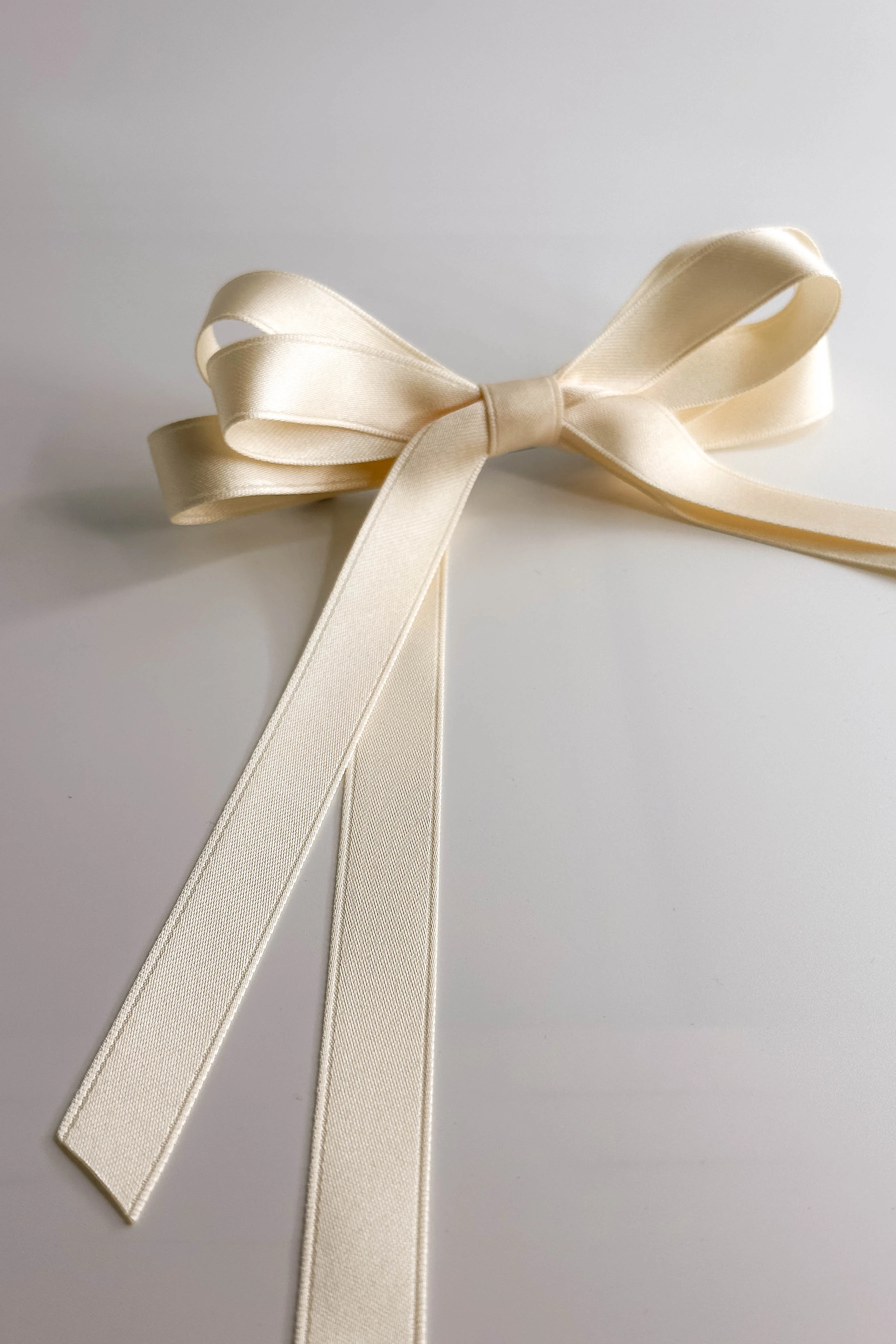 Camila Satin Hair Bow Barrette - Image 9