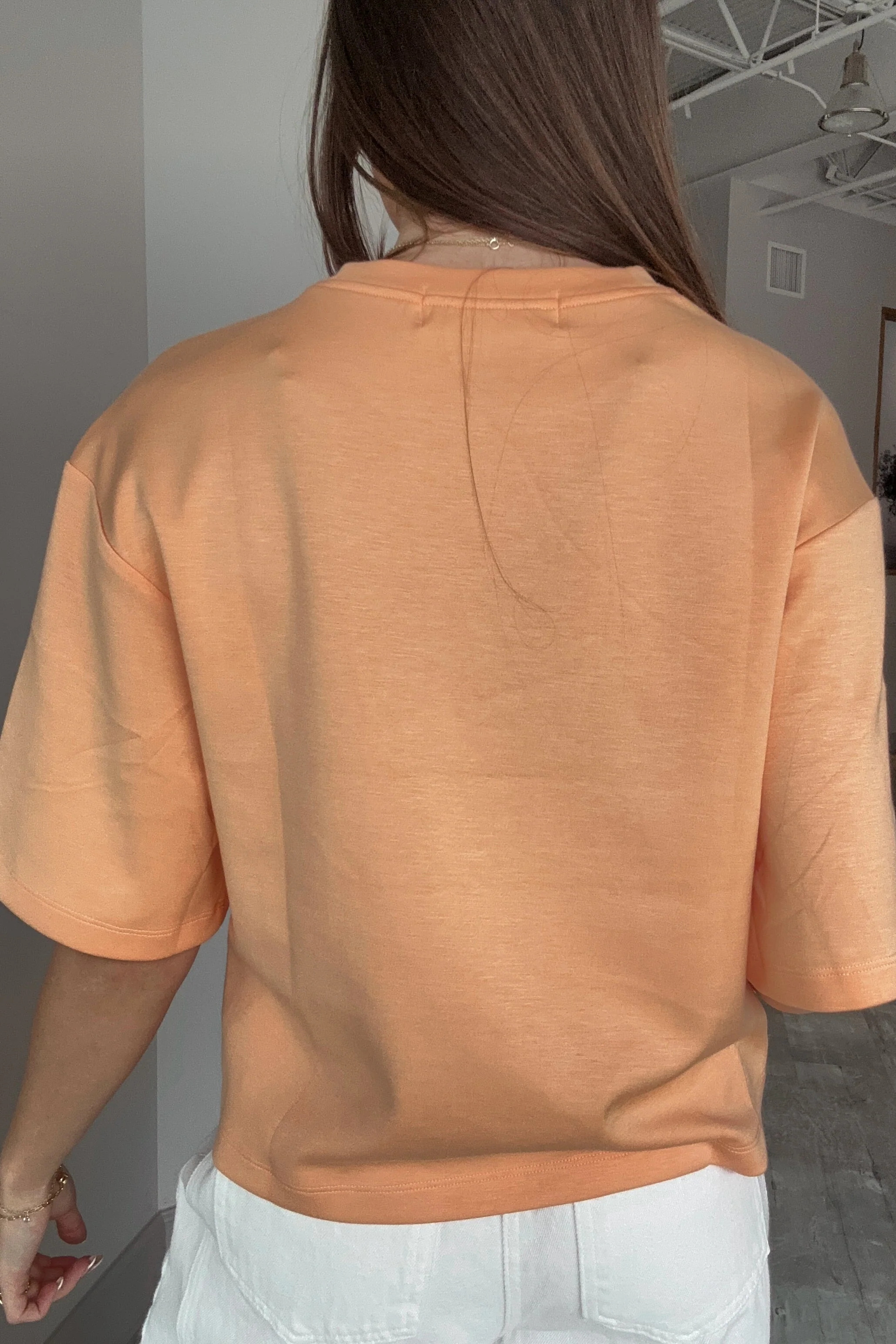 Camilla Orange Short Sleeve Tee - Image 3