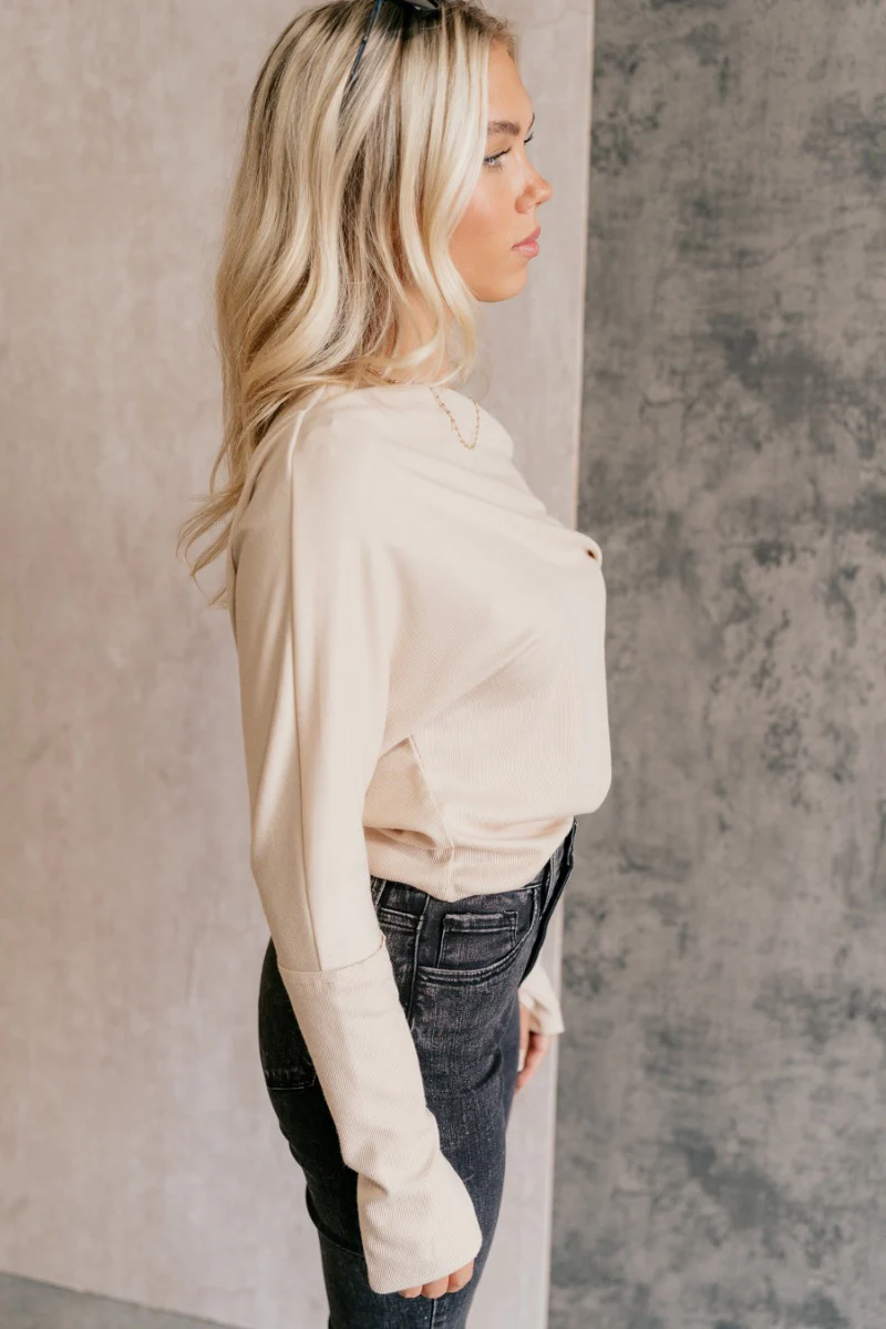 Camille Ecru Off-The-Shoulder Top - Image 5