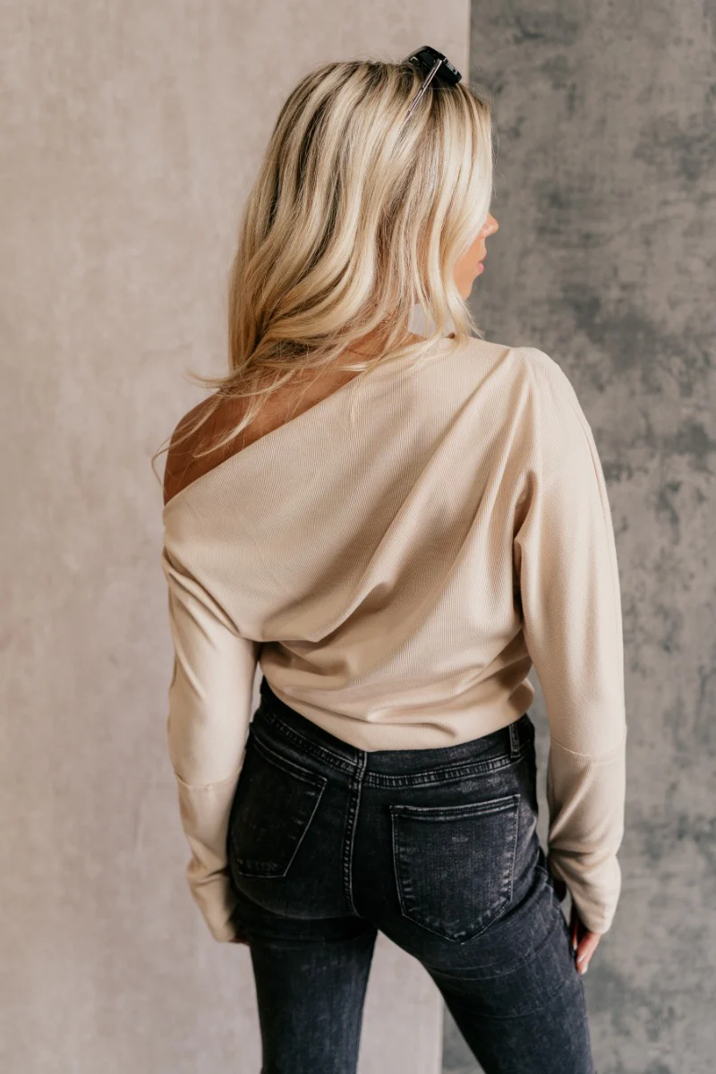 Camille Ecru Off-The-Shoulder Top - Image 7