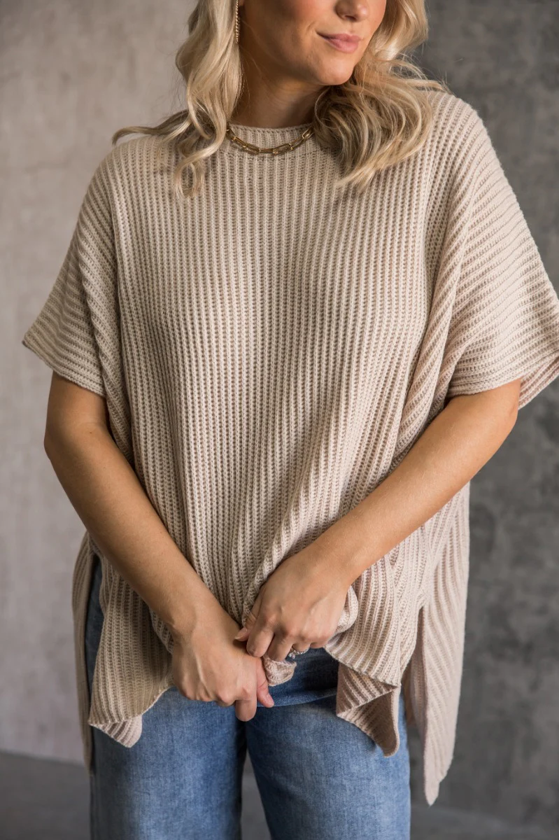 Camille Oversized Sweater Vest - Image 3
