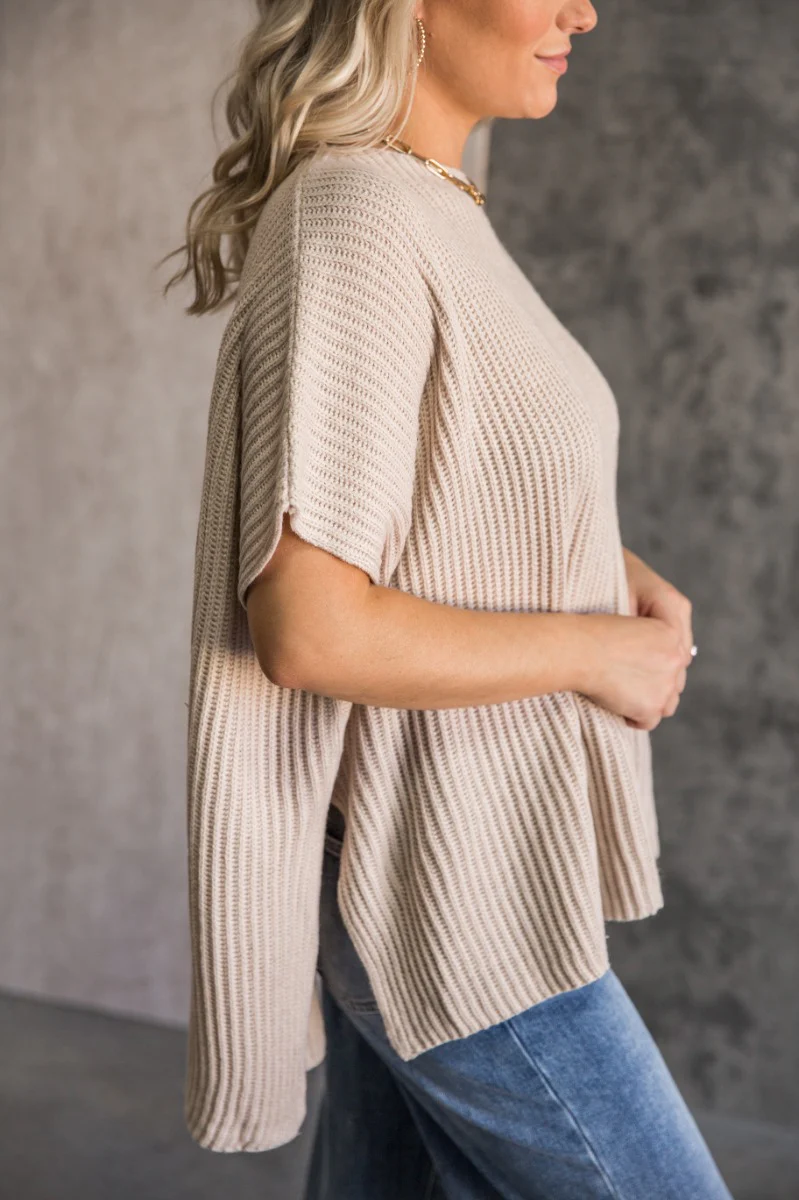 Camille Oversized Sweater Vest - Image 5