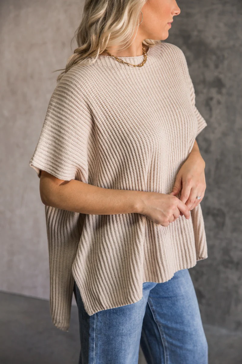 Camille Oversized Sweater Vest - Image 6