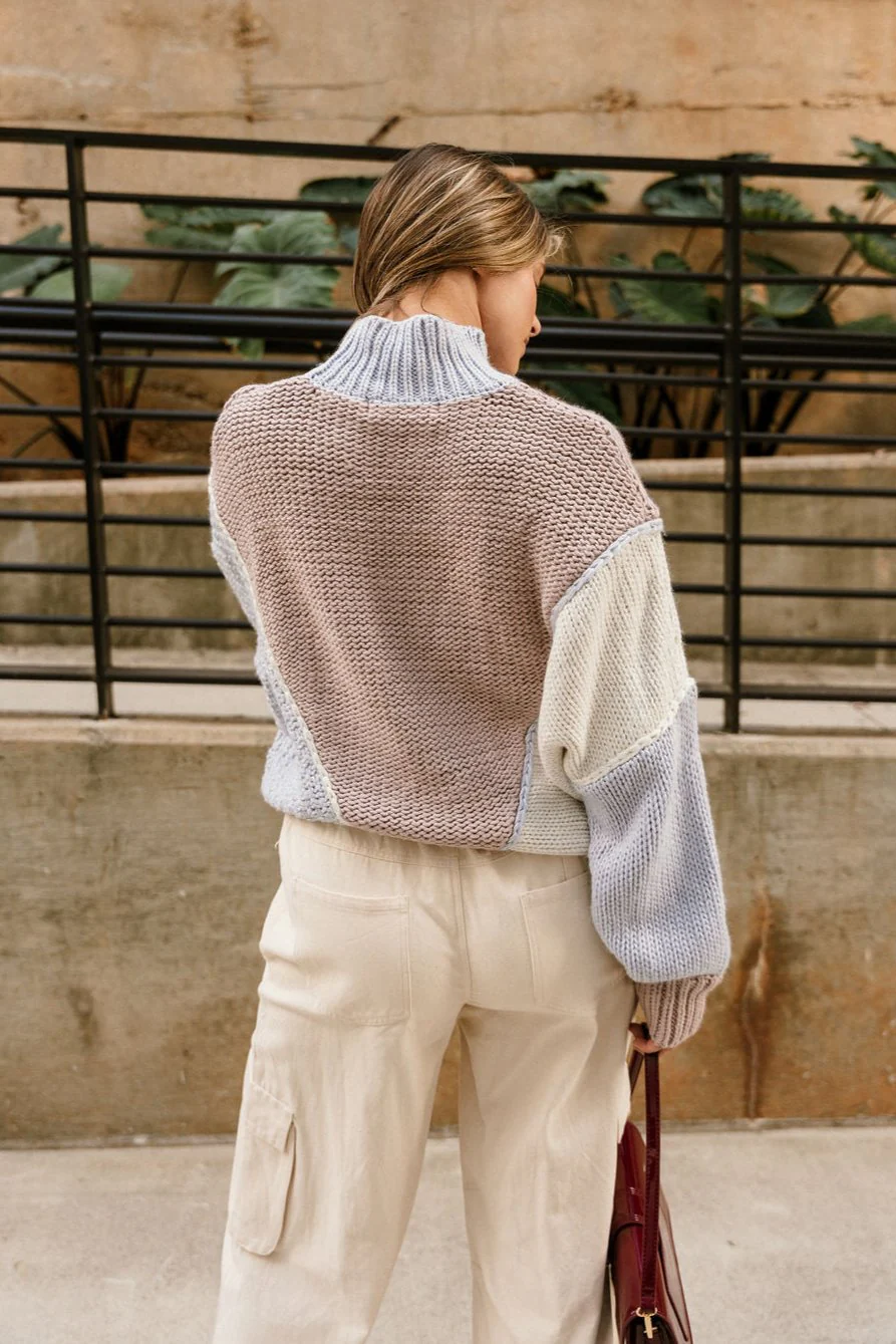 Celeste Ivory Multi Long Sleeve Sweater - Image 9