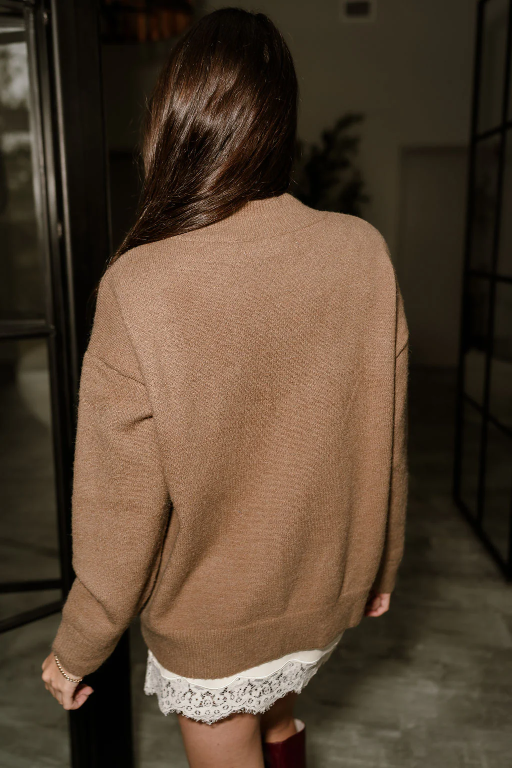 Celina Taupe Martini & Olives Knit Sweater - Image 11