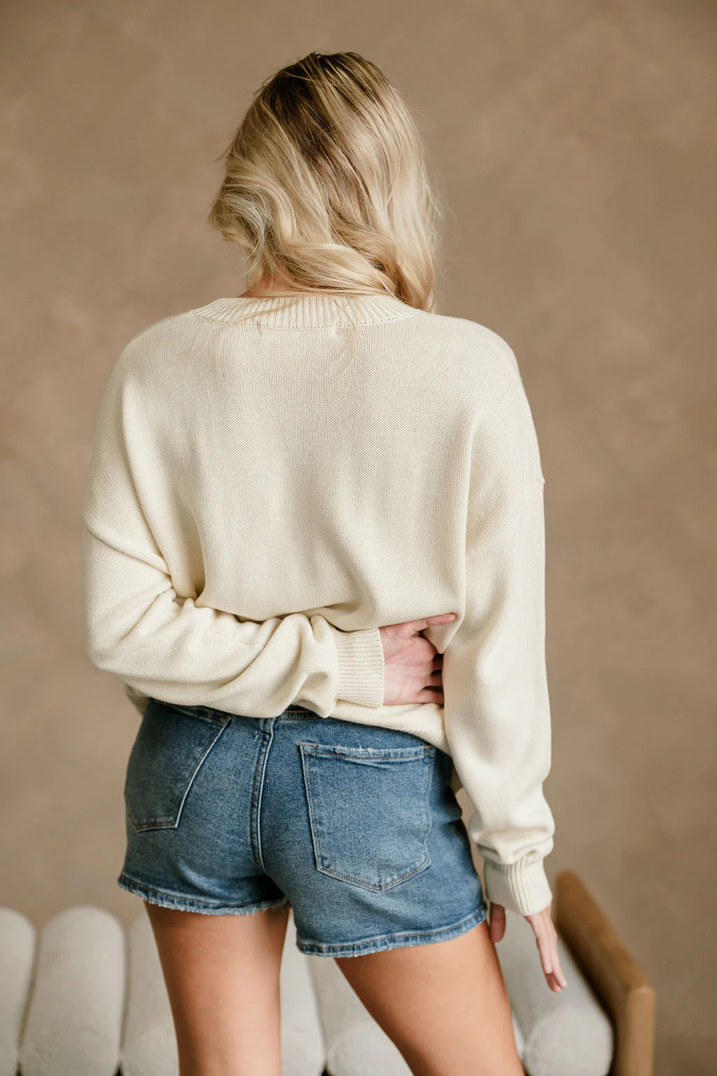 Chandler Cream Western Dog Sweater - Image 7