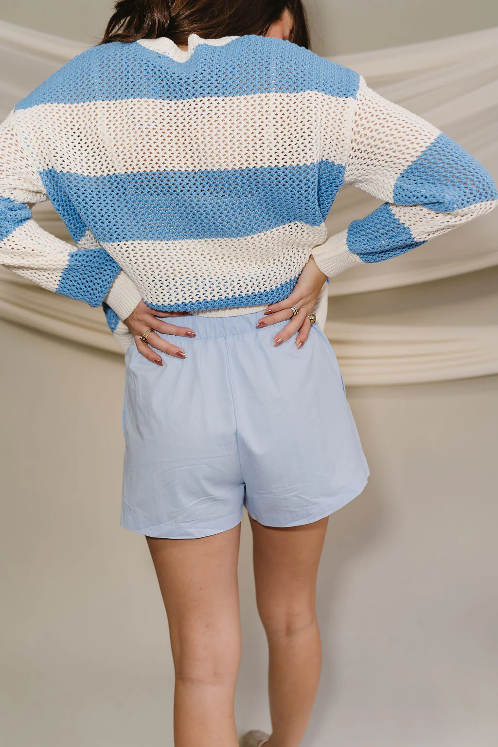 Charlie Bow Light Blue Boxer Shorts - Image 8