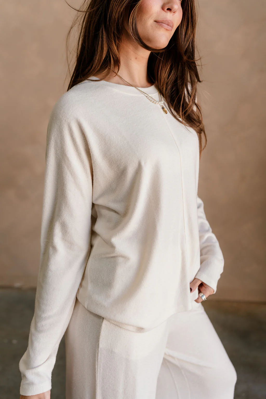 Charlotte Cream Loungewear Set - Image 11