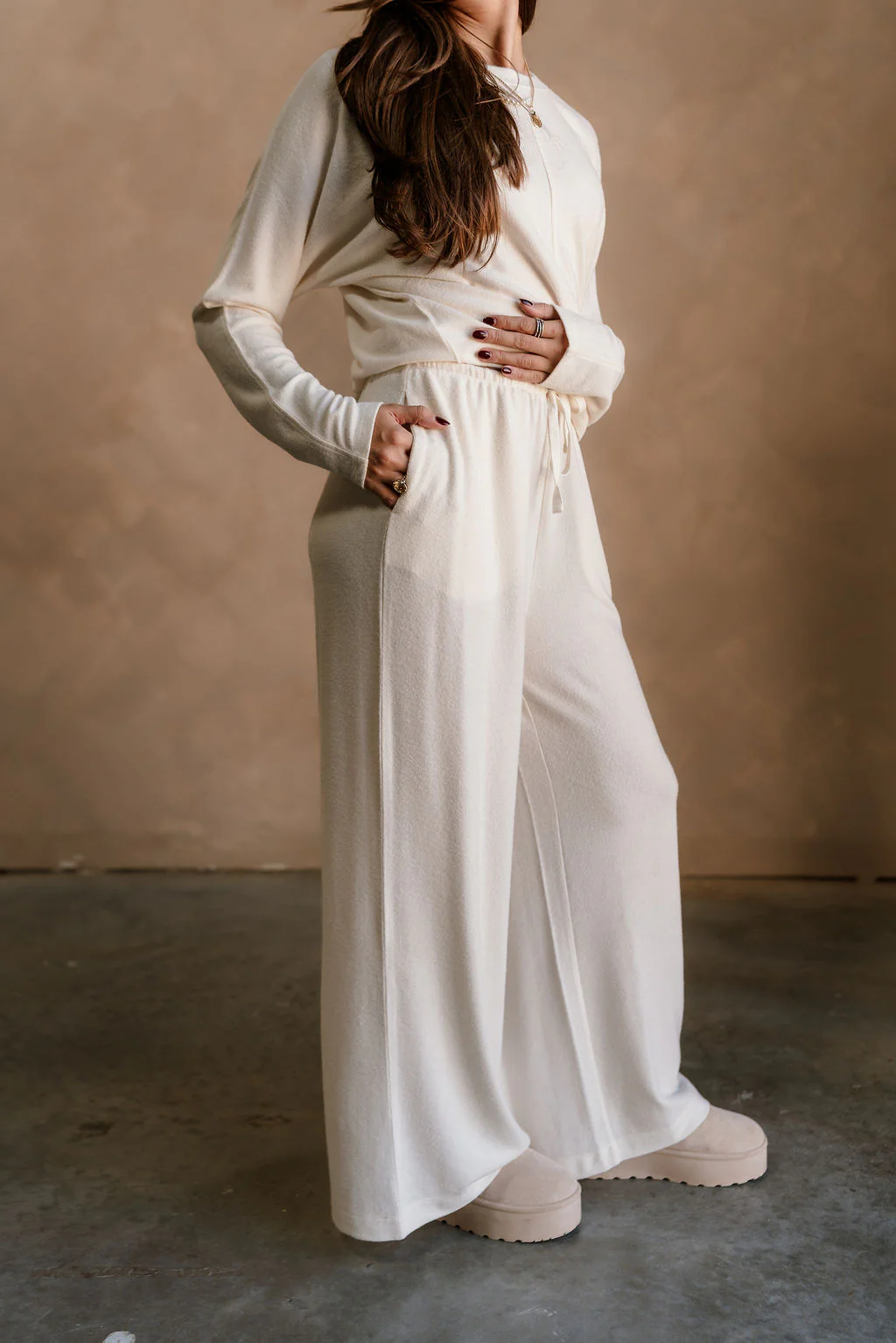 Charlotte Cream Loungewear Set - Image 12