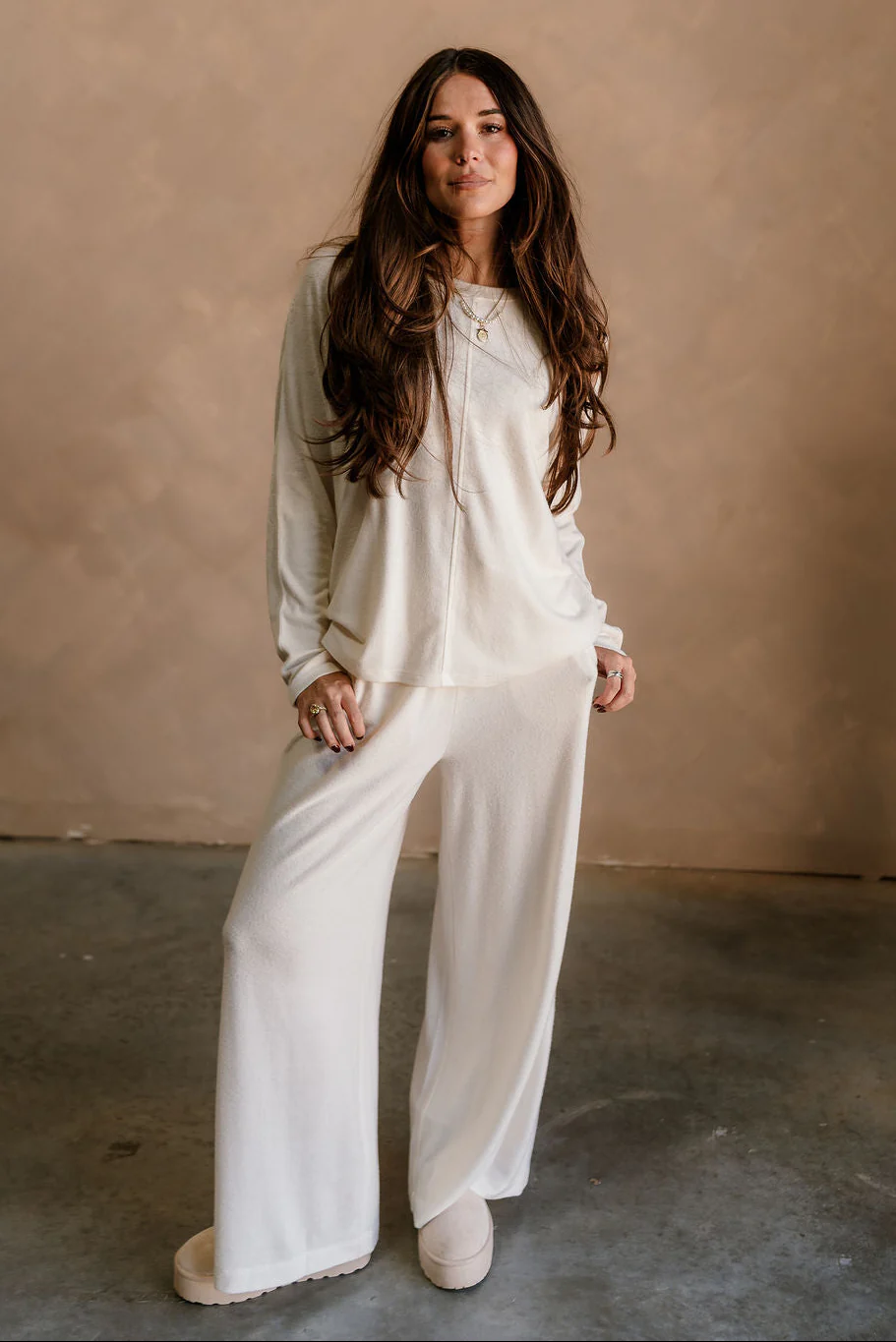 Charlotte Cream Loungewear Set - Image 5