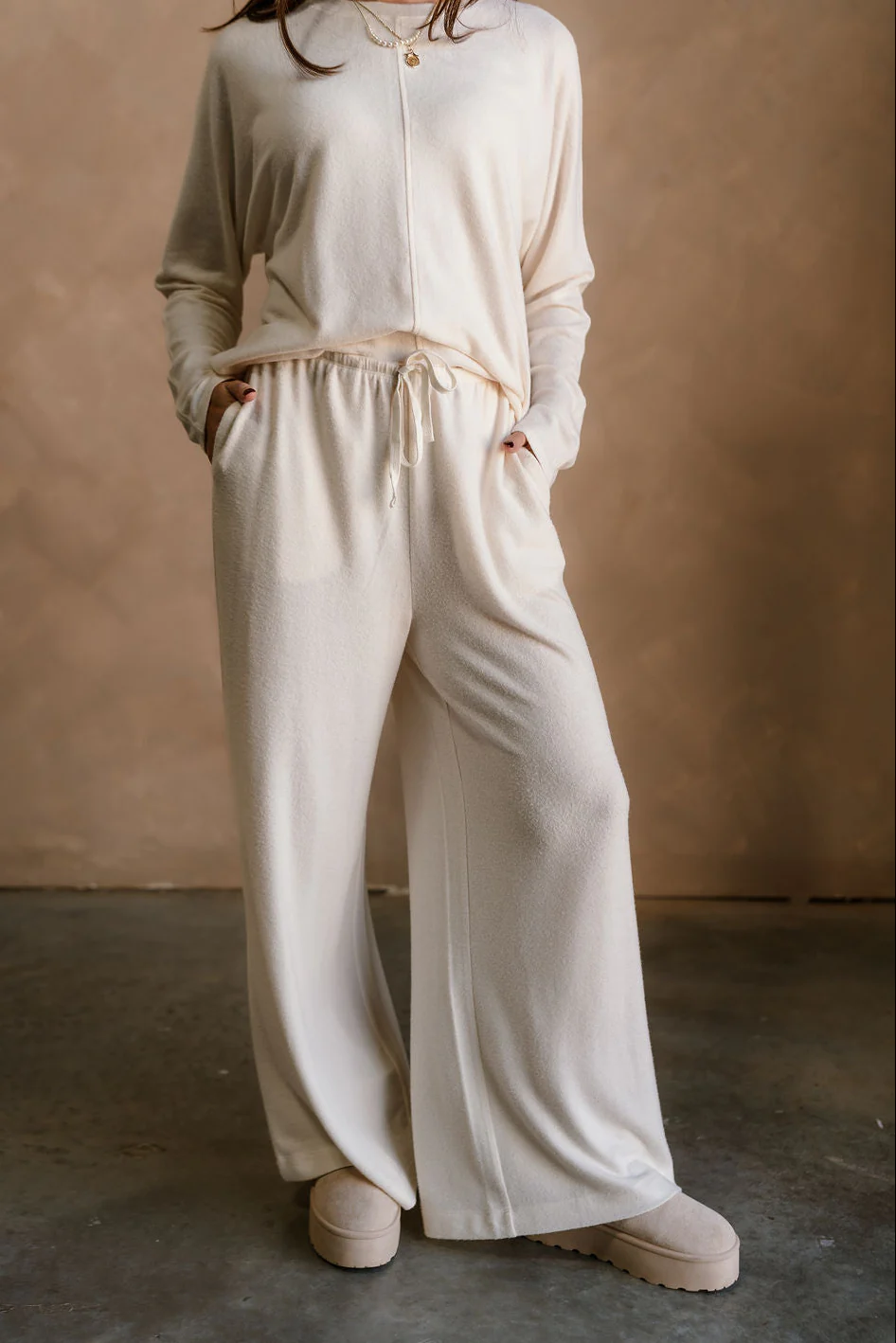 Charlotte Cream Loungewear Set - Image 6