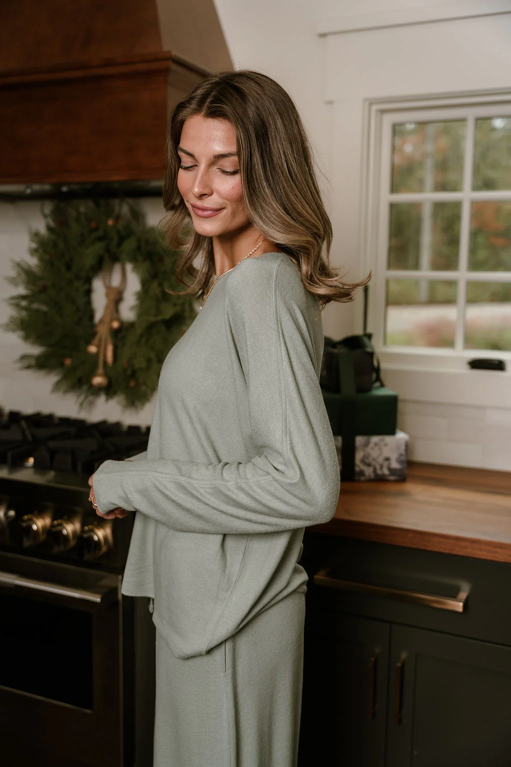 Charlotte Sage Green Loungewear Set - Image 4