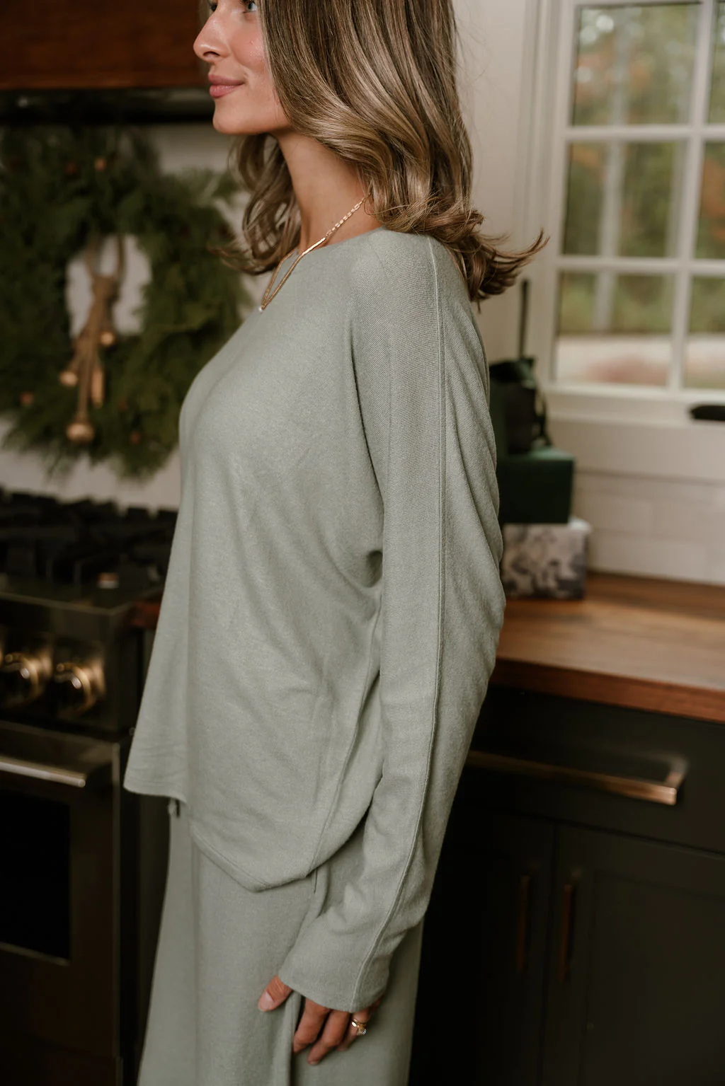Charlotte Sage Green Loungewear Set - Image 5