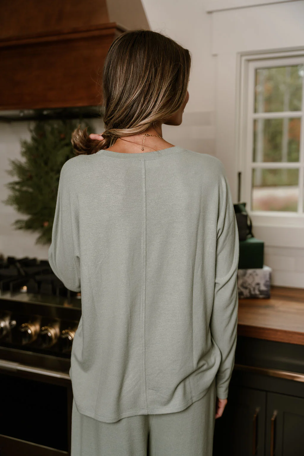Charlotte Sage Green Loungewear Set - Image 8