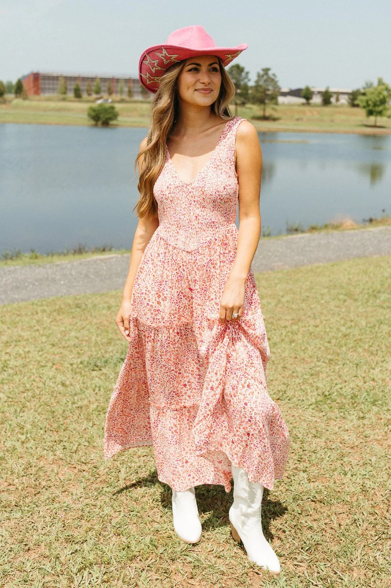Chasing Sunshine Floral Maxi Dress