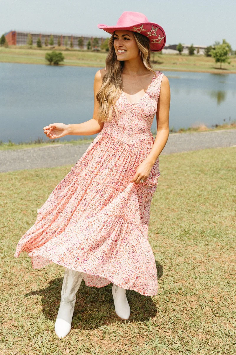 Chasing Sunshine Floral Maxi Dress - Image 3