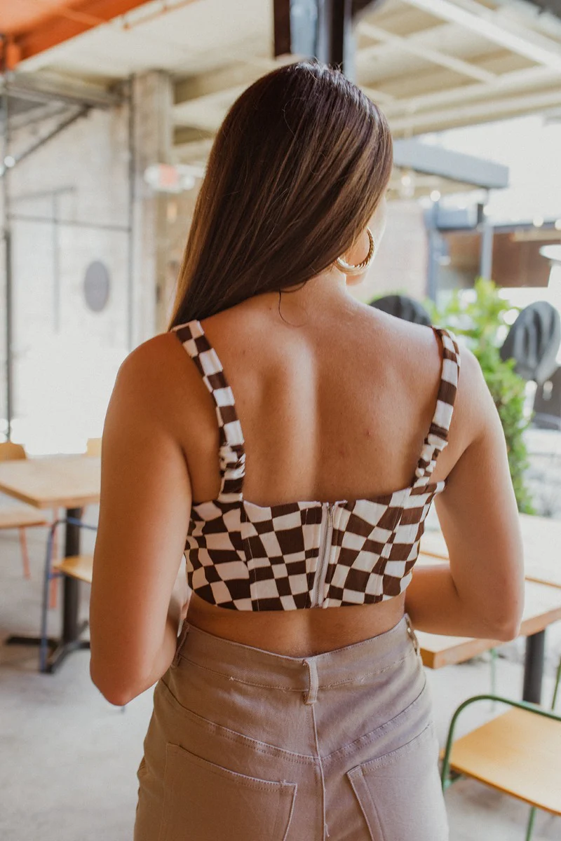 Check Mate Crop Top - Image 4