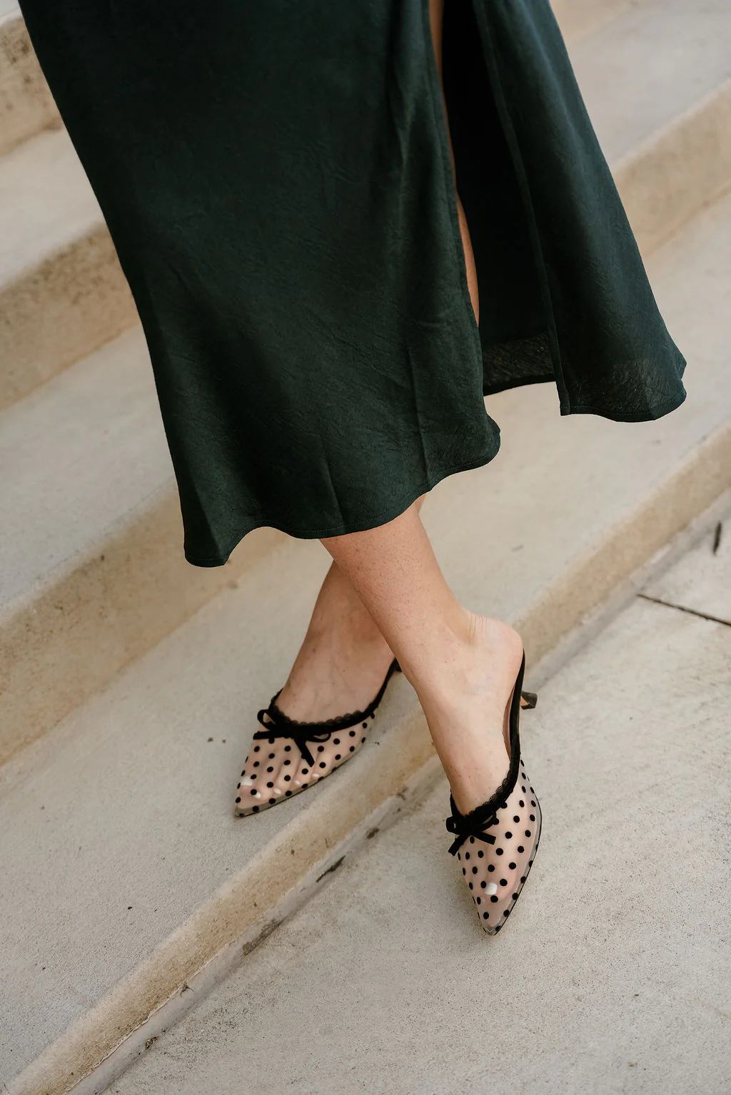 Chinese Laundry Mel Dot Mesh Kitten Heel - Image 6