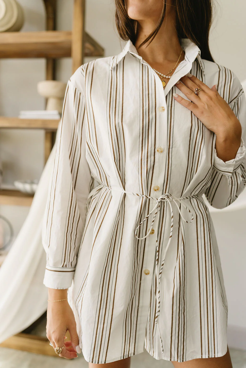 Christina Striped Romper