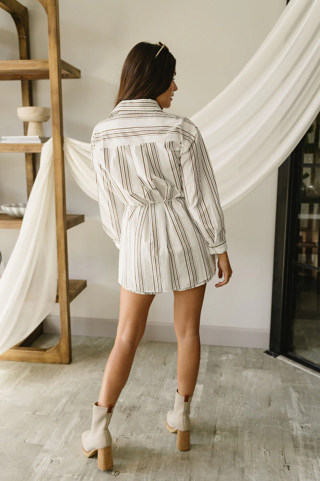 Christina Striped Romper - Image 6