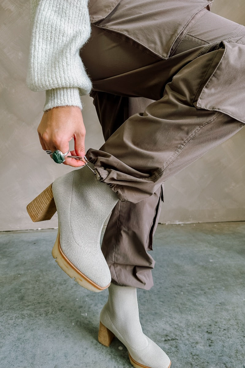 Cleo Brown Parachute Cargo Pants - Image 9