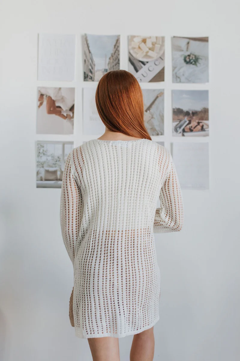 Coast to Coast Cover Up in White - Image 5