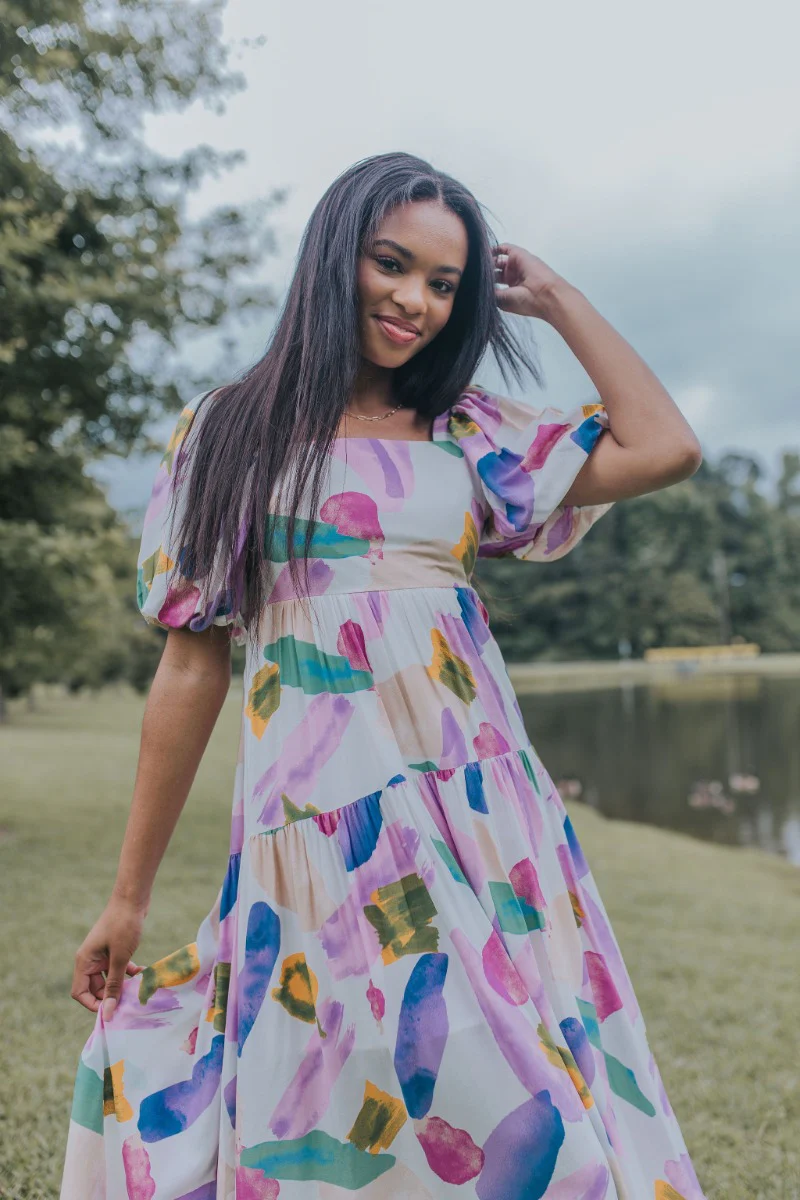 Color Your World Midi Dress - Image 2