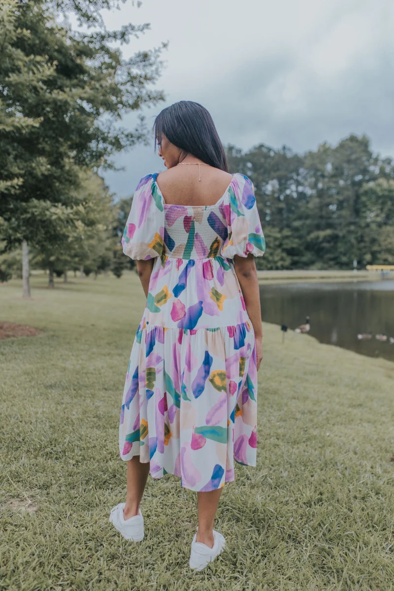 Color Your World Midi Dress - Image 4