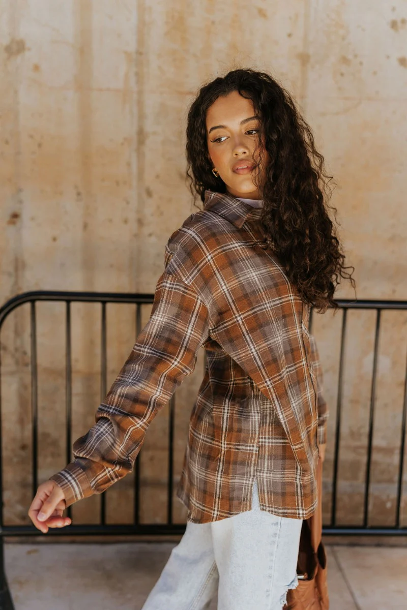 Come Back Home Plaid Top - Image 4