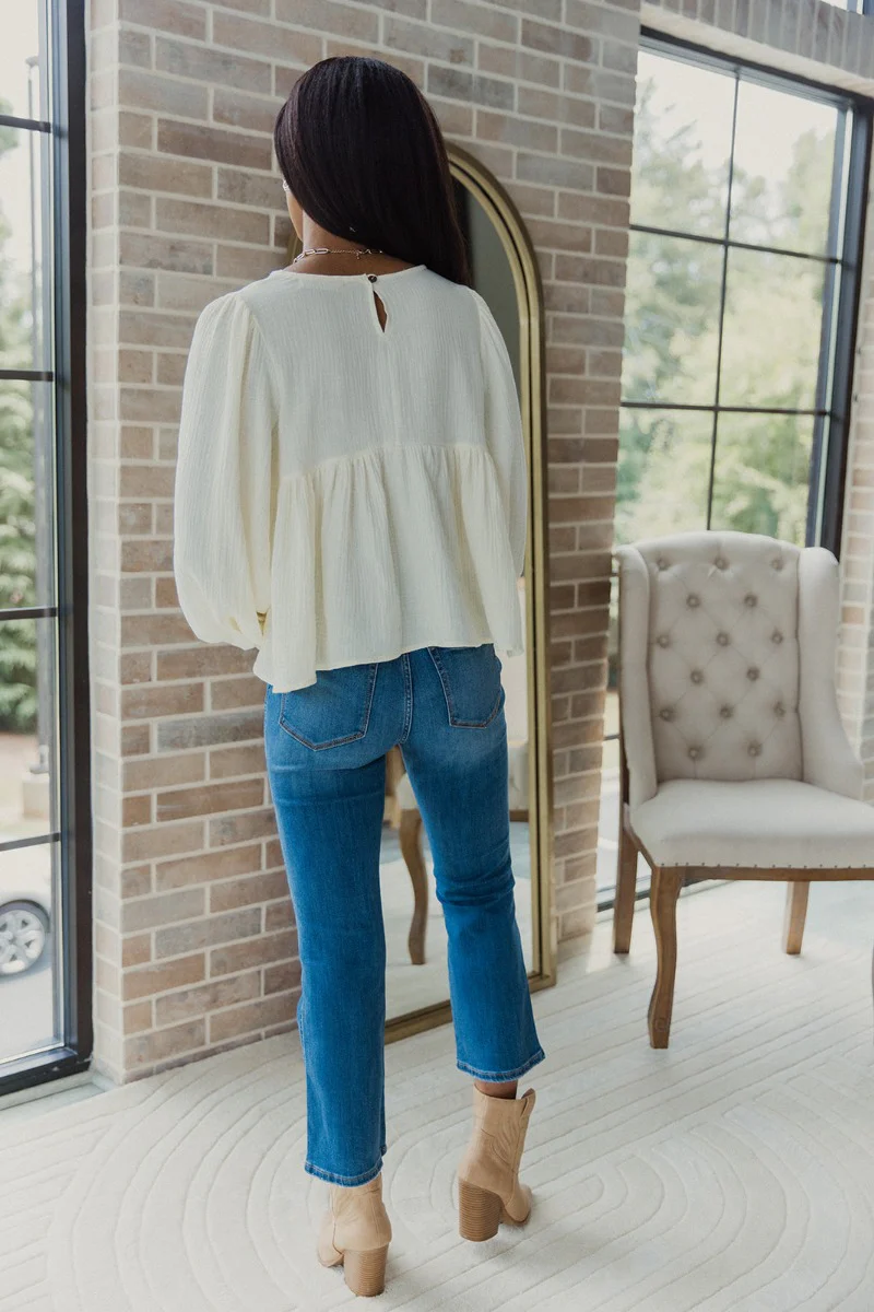 Come Clean Top in Cream - Image 5