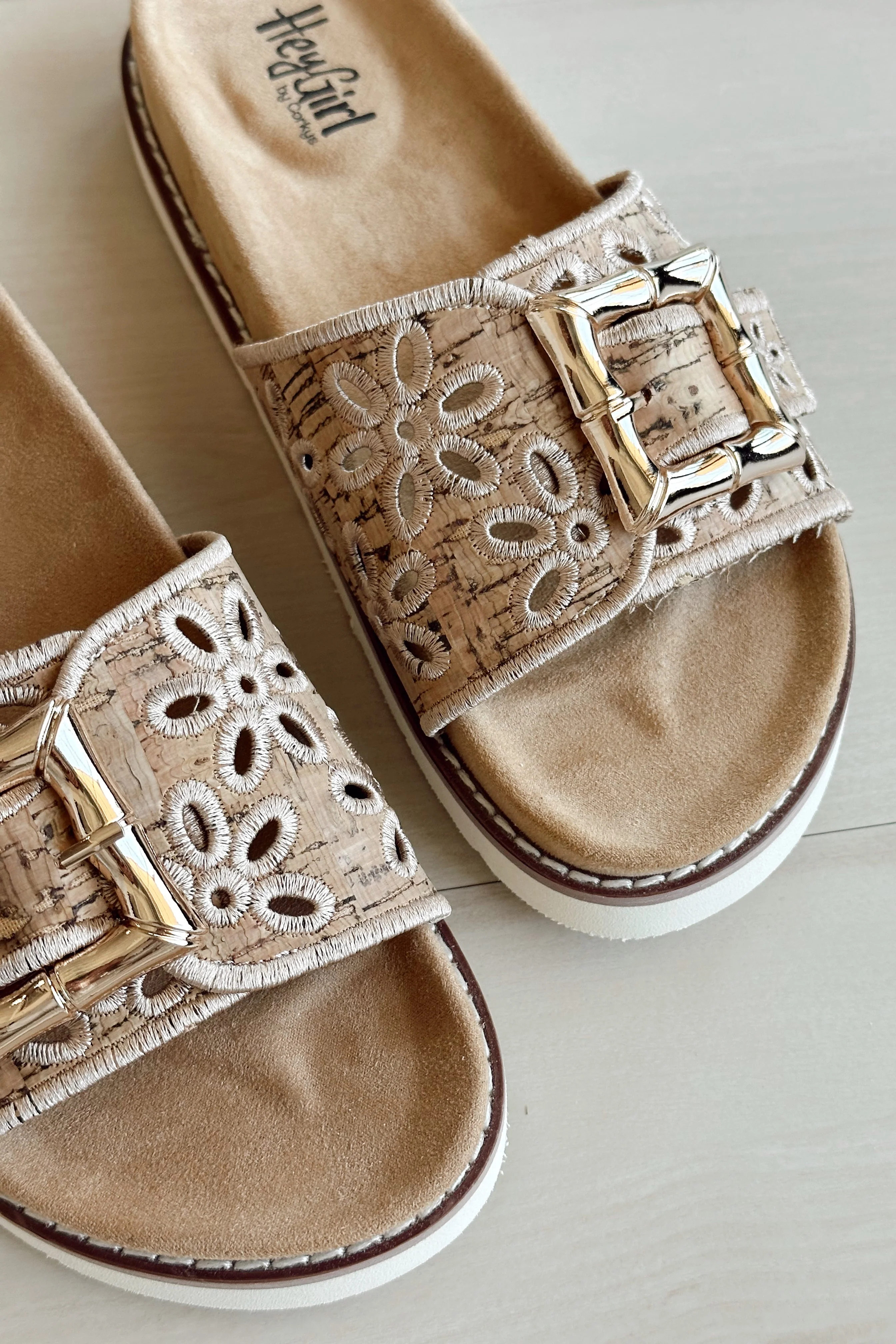 Hey Girl by Corkys Slide in My DM Tan Sandal - Image 2