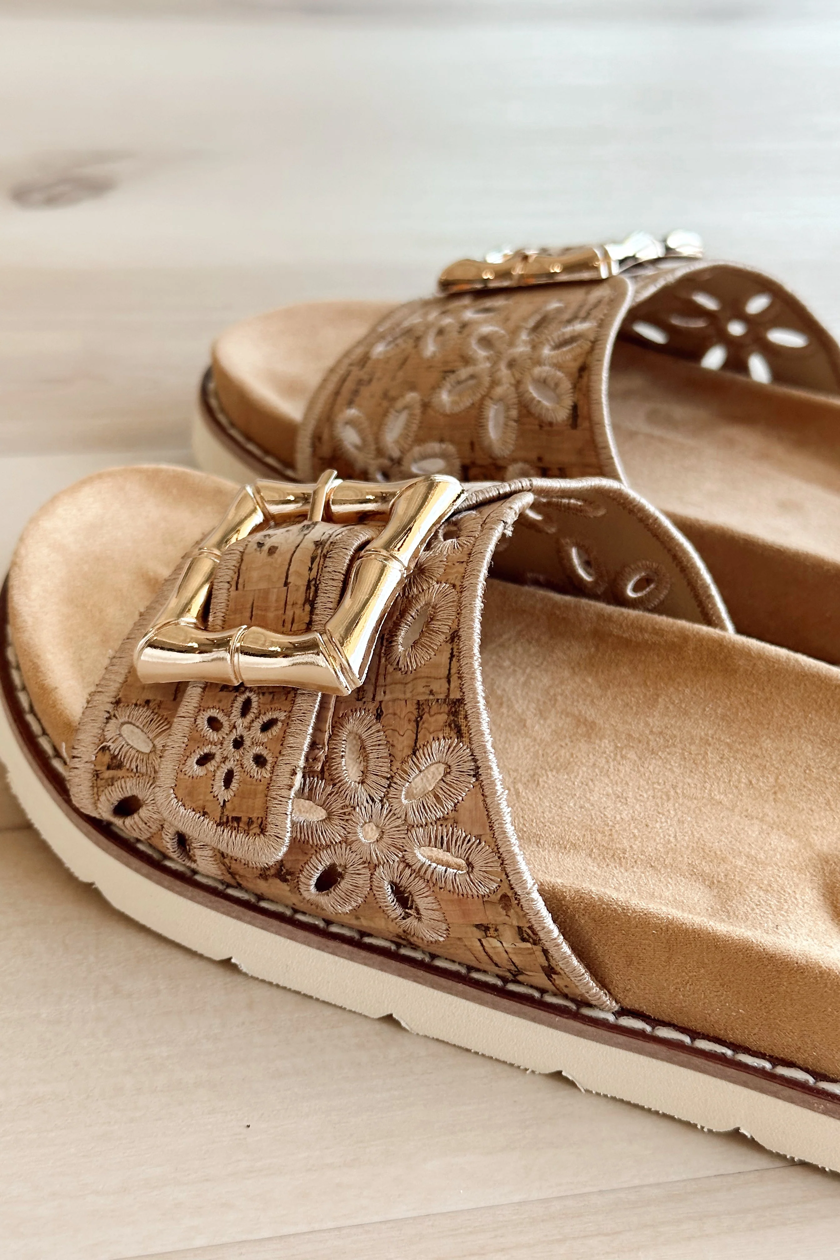 Hey Girl by Corkys Slide in My DM Tan Sandal - Image 3