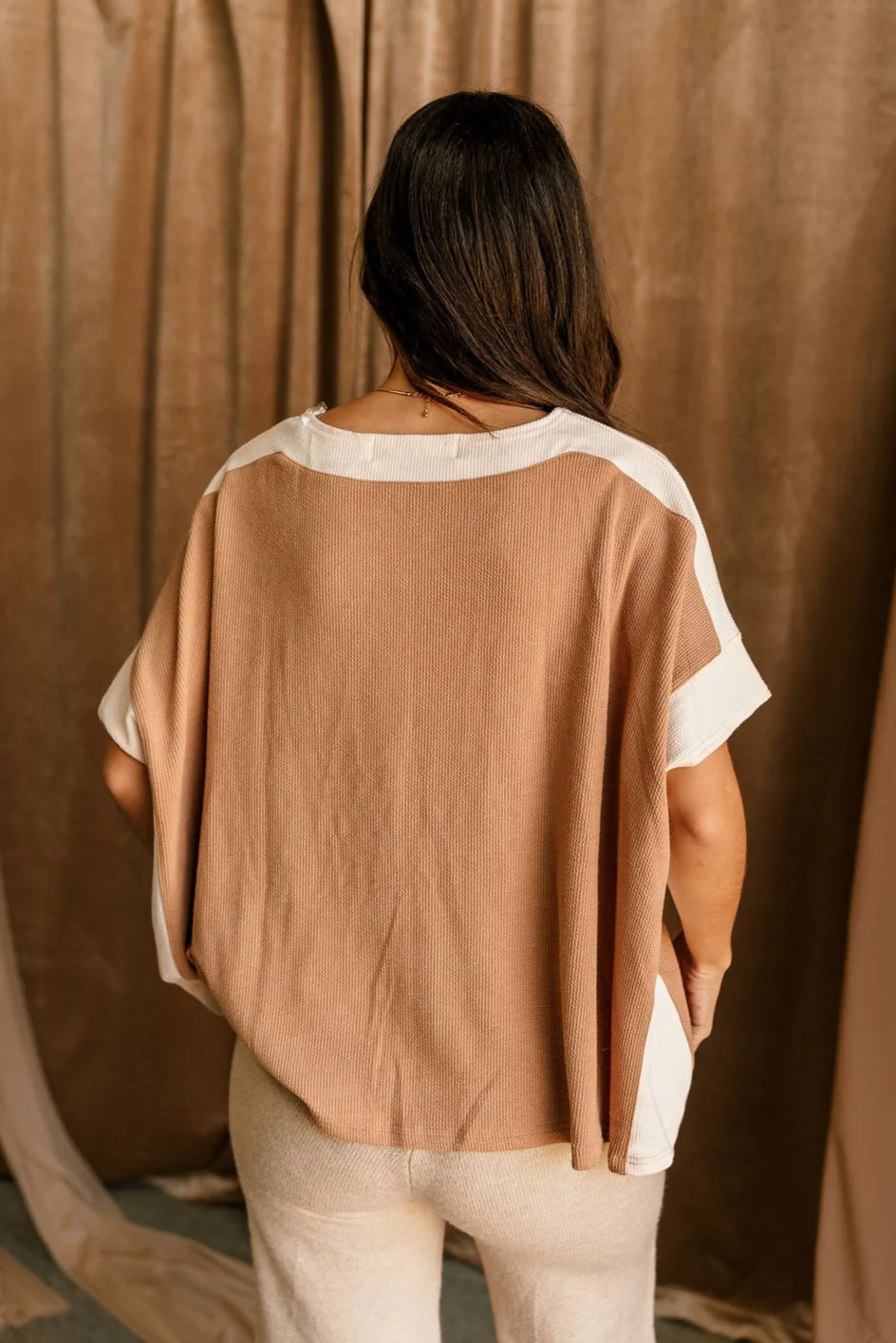Cynthia Color Block Short Sleeve Top - Image 8
