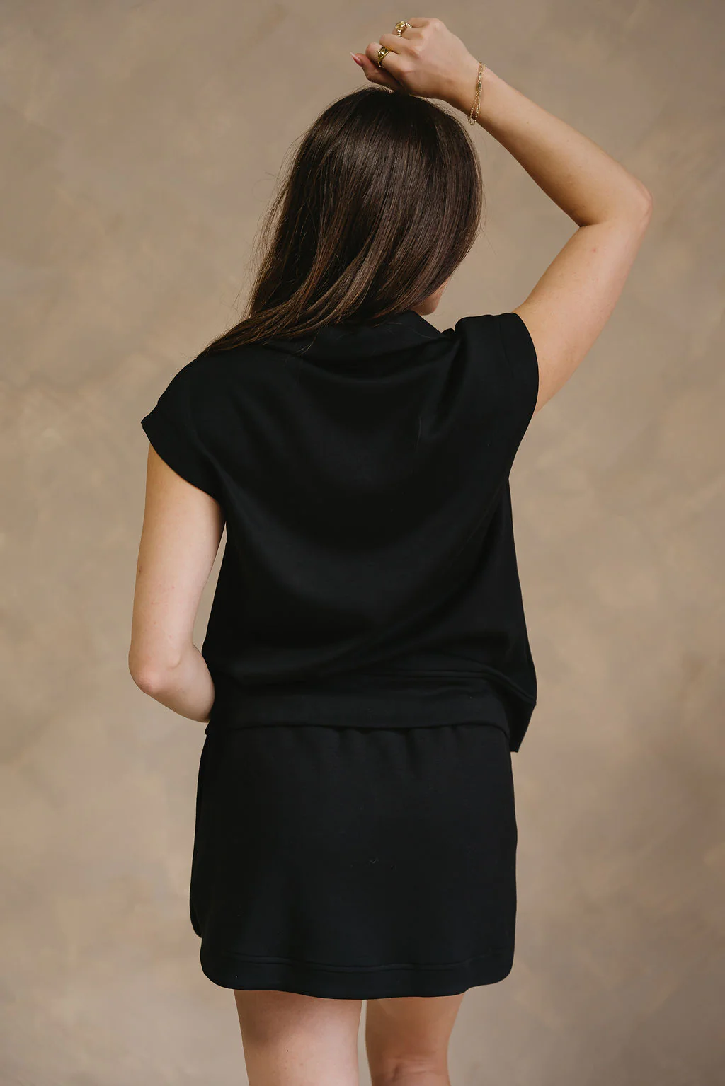 Dakota Black Quarter-Zip Butter Soft Top - Image 10
