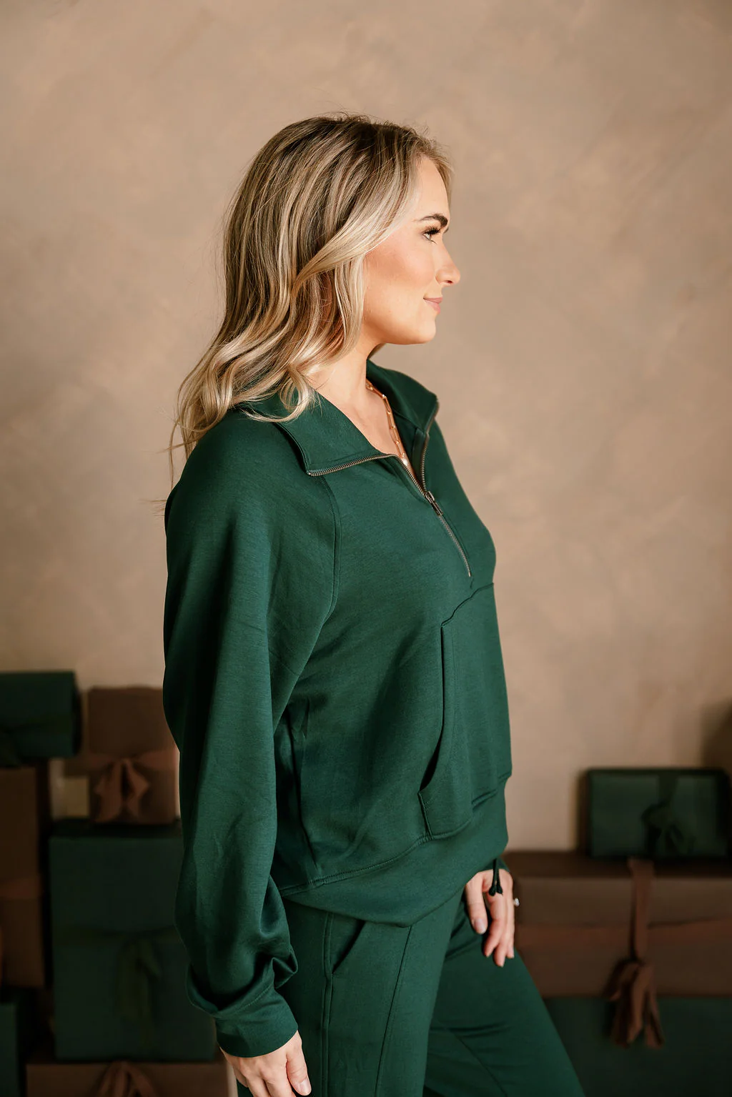 Dakota Green Butter Soft Quarter-Zip Pullover - Image 5