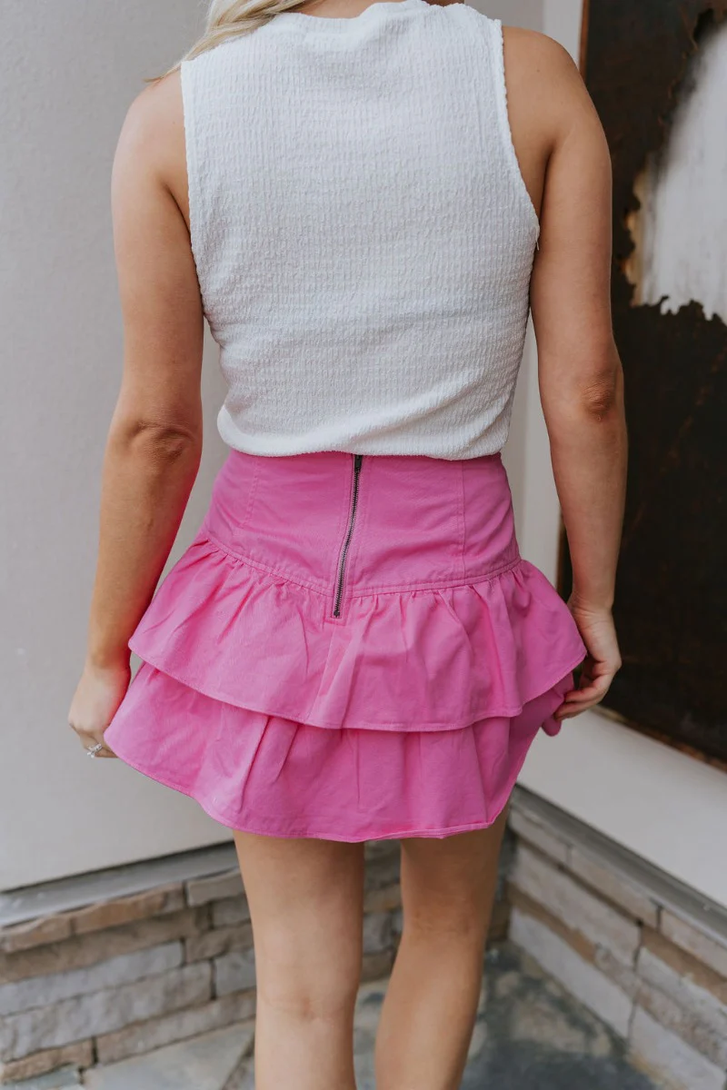 Dare To Be Different Skort in Pink - Image 6