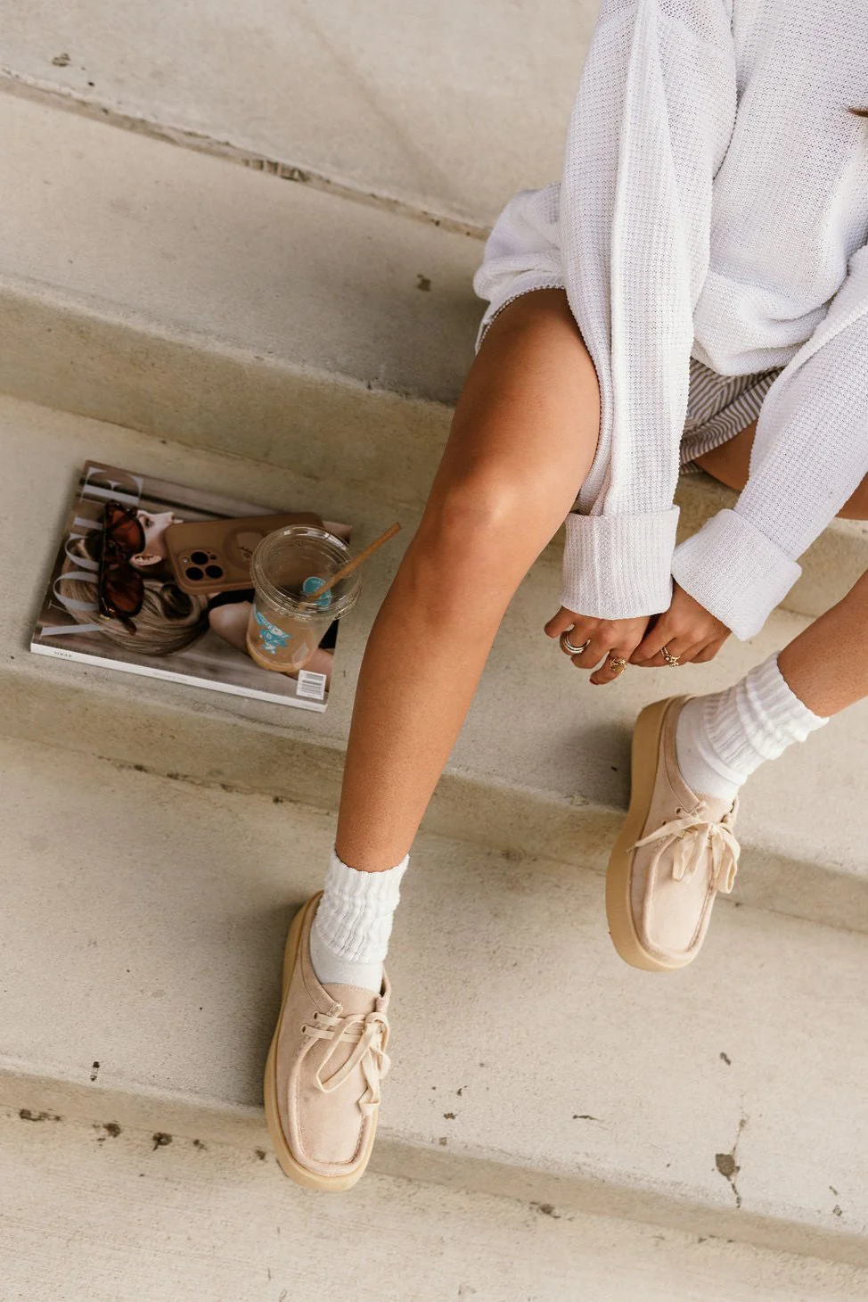 Daybreak Taupe Wallabee Slide - Image 4