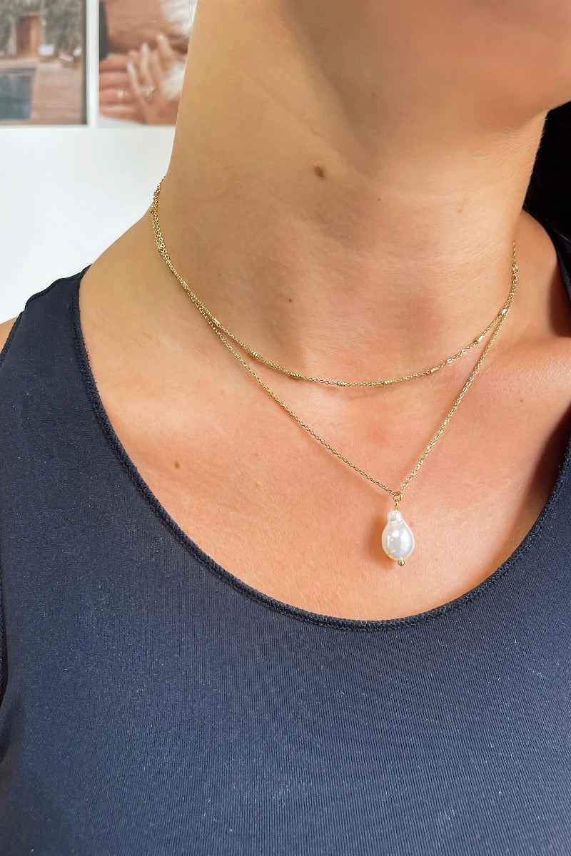 Delicate Dreams Pearl Necklace