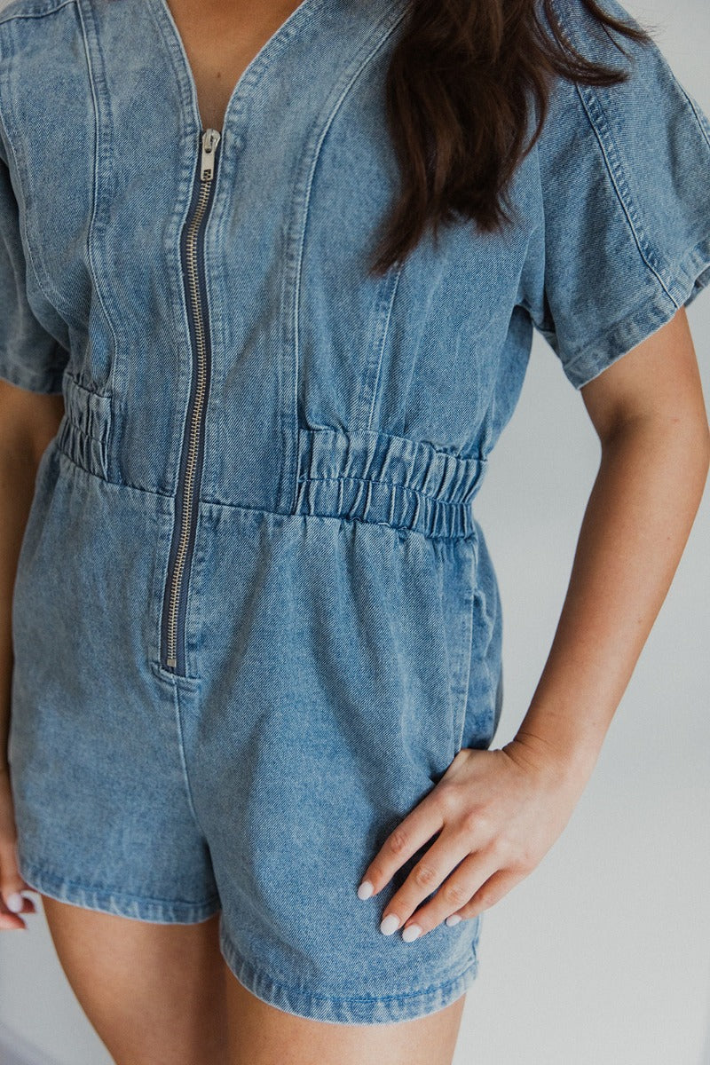 Denim Dreams Romper - Image 2