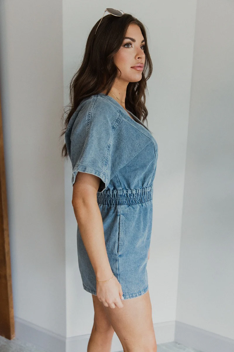 Denim Dreams Romper - Image 3