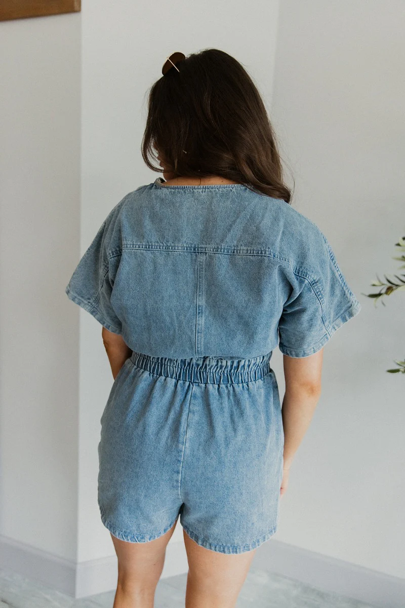 Denim Dreams Romper - Image 4
