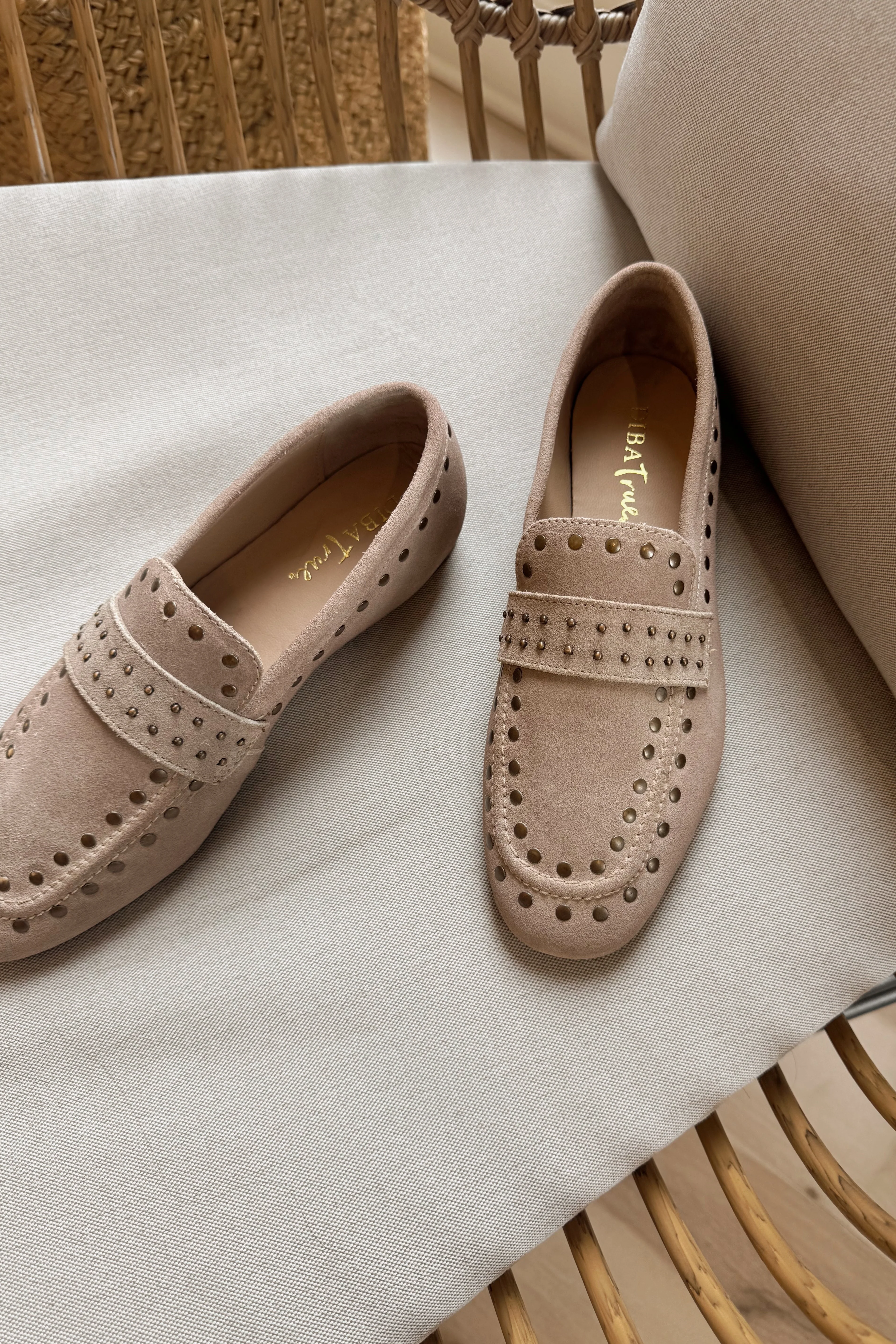 Diba True Can Yon Taupe Studded Suede Loafer - Image 5