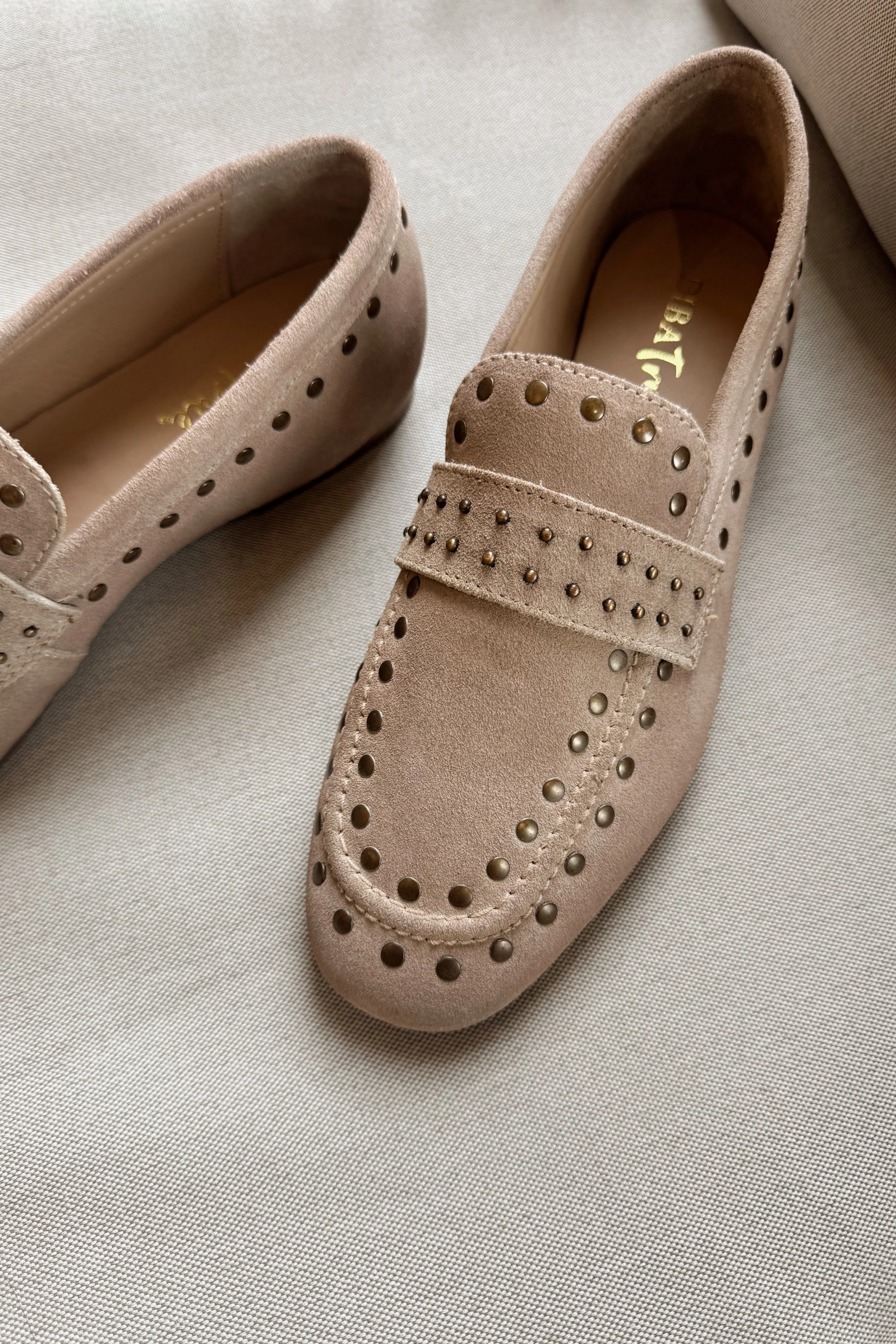 Diba True Can Yon Taupe Studded Suede Loafer - Image 7