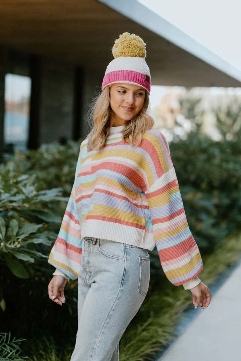 Distracted Love Multi Sweater