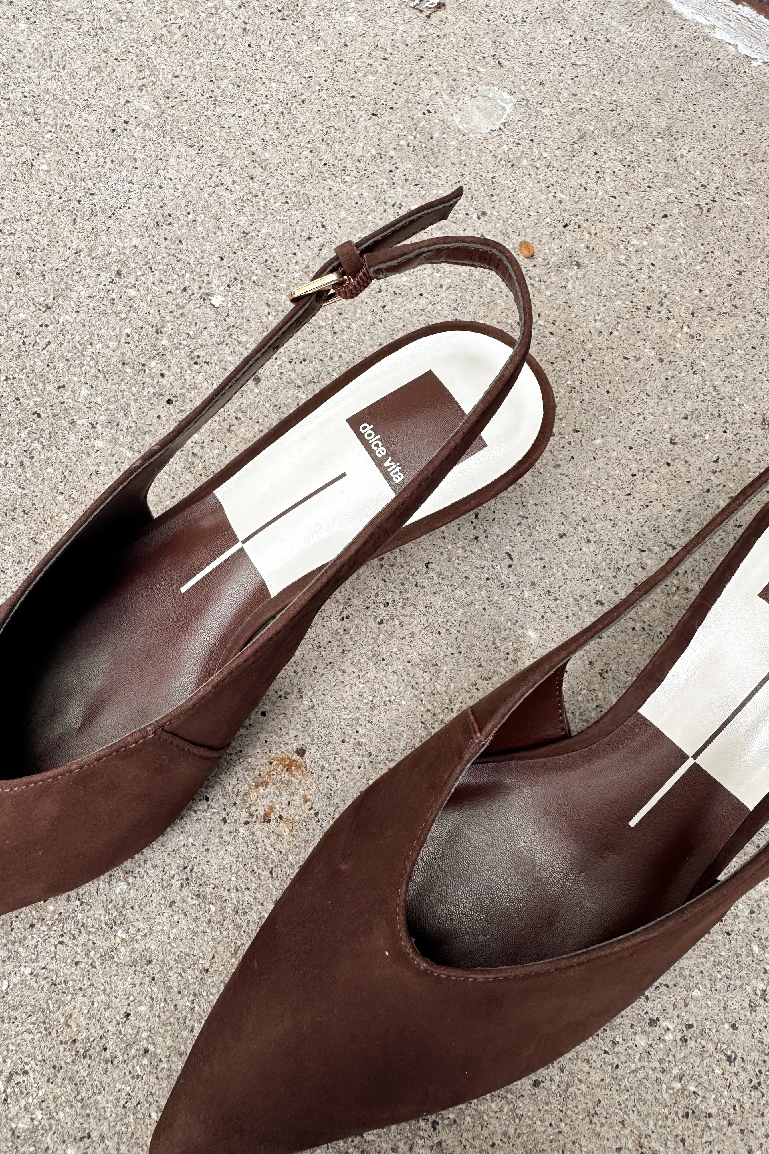 Dolce Vita Alenna Dark Brown Suede Heel - Image 6