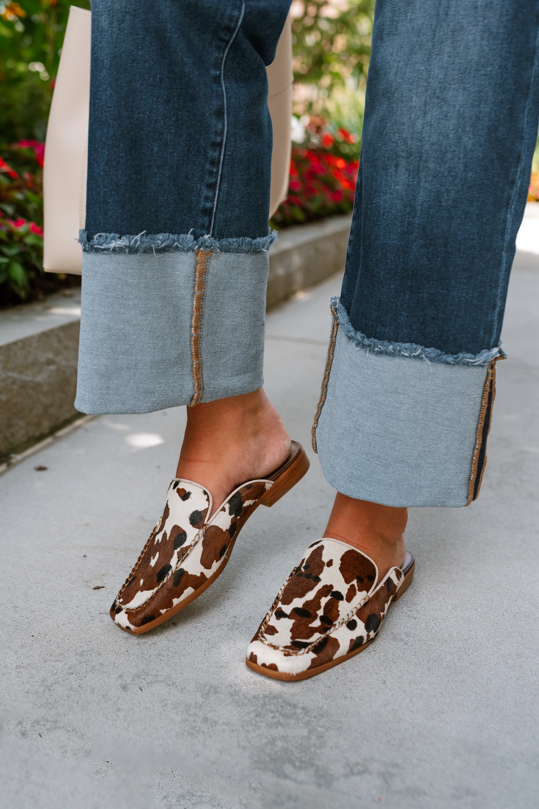Dolce Vita Bradly Cocoa Taurus Calf Hair Flats - Image 4