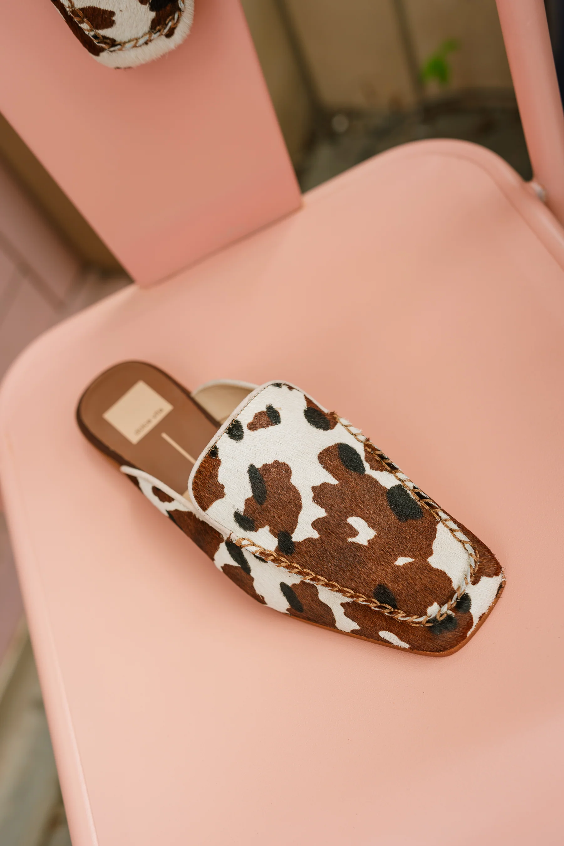 Dolce Vita Bradly Cocoa Taurus Calf Hair Flats - Image 5